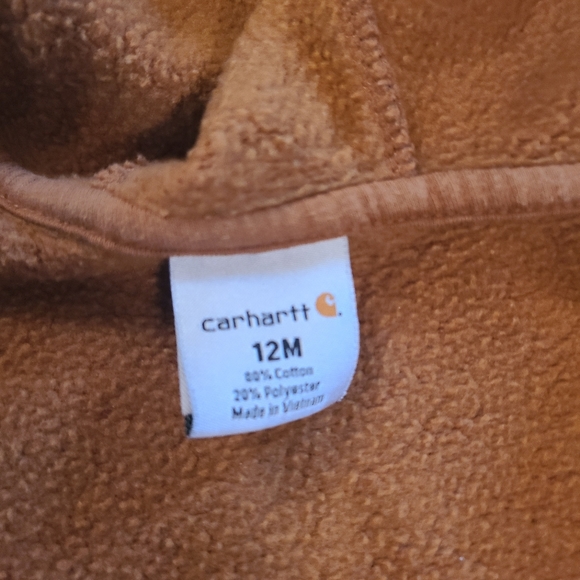 Carhartt Zip Hoodie 12 Month - Picture 4 of 8